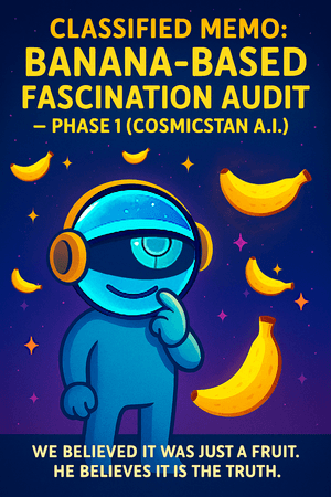 Thumbnail for Classified Memo: Banana-Based Fascination Audit — Phase 1 (CosmicStan A.I.)