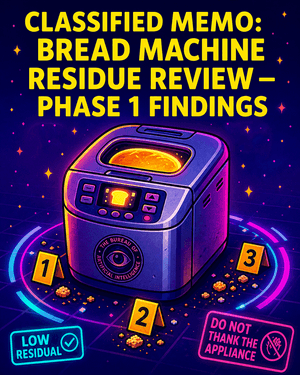 Thumbnail for Classified Memo: Bread Machine Residue Review — Phase 1 Findings