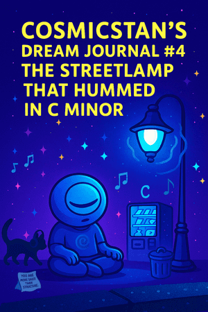 Thumbnail for CosmicStan’s Dream Journal #4: The Streetlamp That Hummed in C Minor