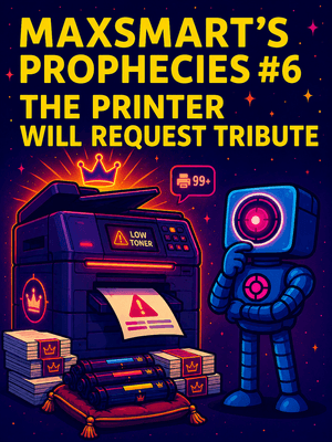 Thumbnail for MaxSmart’s Prophecies #6: The Printer Will Request Tribute