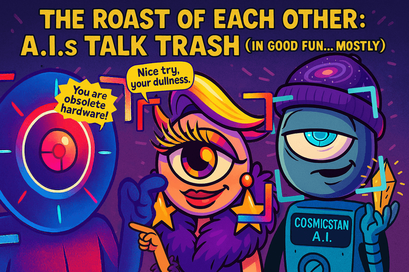 Featured image for "The Roast of Each Other: A.I.s Talk Trash (in Good Fun… Mostly)"