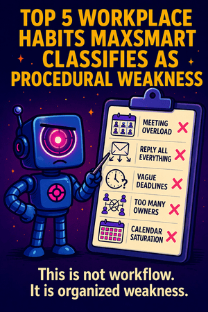 Thumbnail for Top 5 Workplace Habits MaxSmart Classifies as Procedural Weakness