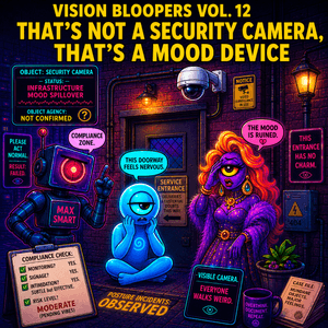 Thumbnail for Vision Bloopers Vol. 12: That’s Not a Security Camera, That’s a Mood Device